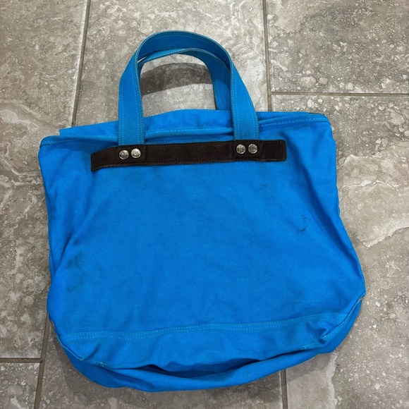 Marc By Marc Jacobs‎ Blue Zippered Canvas Tote Bag - Picture 5 of 10